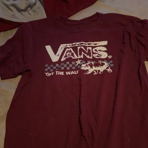 medium vans t shirt in good shape and cleaned